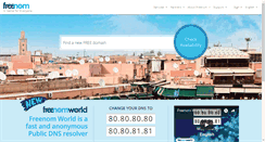 Desktop Screenshot of freenom.com